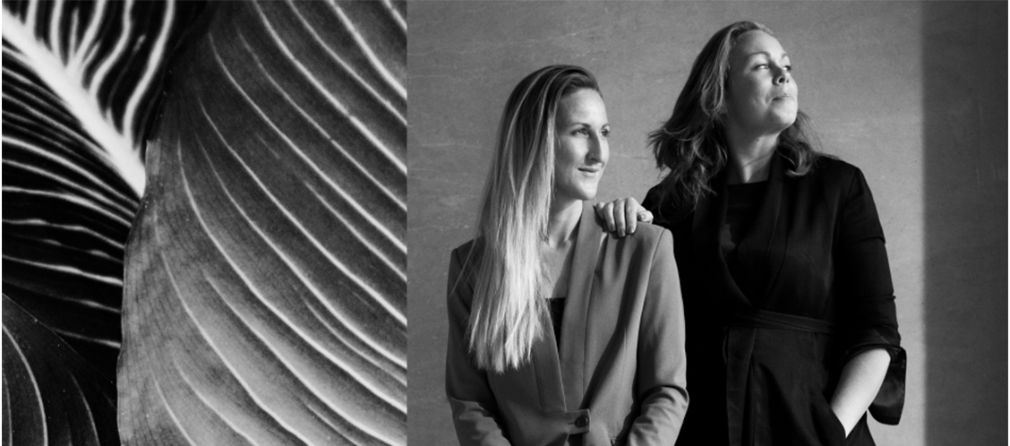 Founders of the YUME sustainable design universe, Marie Engberg and Anja holm.