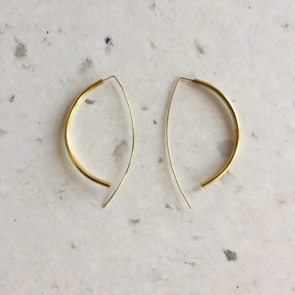 Yellow - Brass Metal Handcrafted Earrings 24