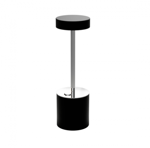 Black & Chrome Table Lamp I