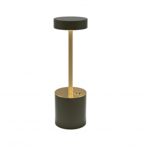 Brass & Olive Table Lamp I