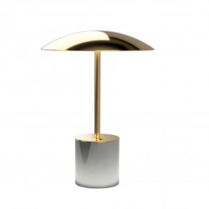 Brass & Chrome Table Lamp III